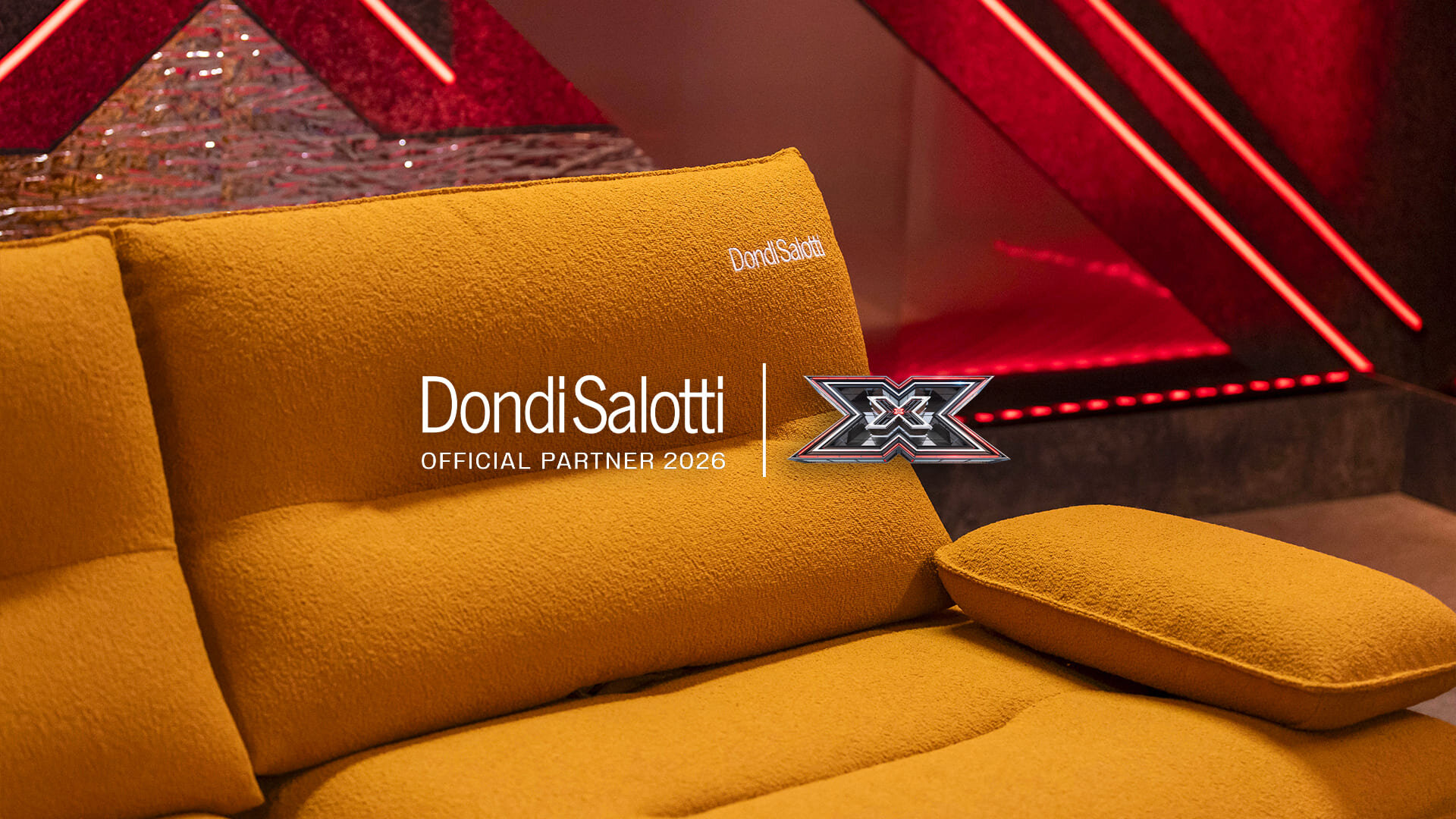 DondiSalotti rinnova la partnership con X Factor: per il quinto anno consecutivo il design va in scena