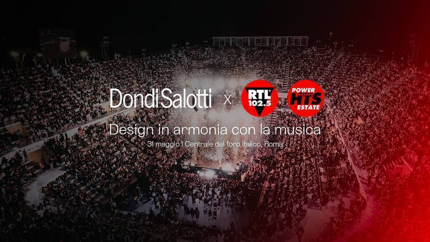 DondiSalotti con RTL 102.5 per i Power Hits Estate 2026 a Roma