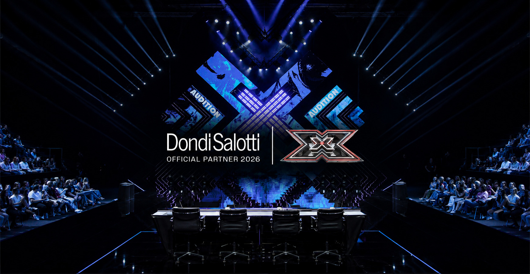 DondiSalotti accende il comfort dei Live di X Factor 2026